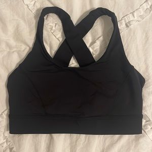 Black Lululemon sports bra